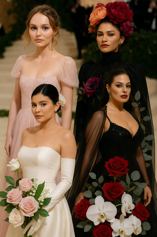 Met Gala Flowers: How Lily-Rose Depp & Kylie Jenner’s Looks Inspired Chic Arrangements