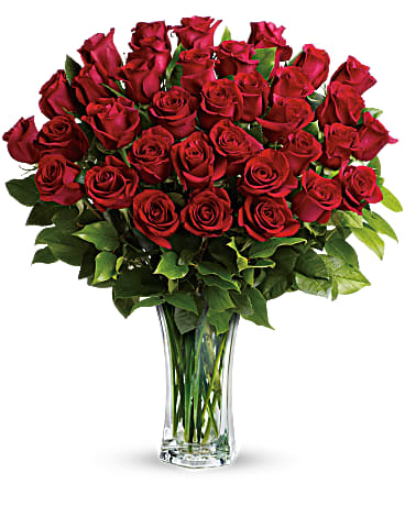 Love and Devotion - Long Stemmed Red Roses