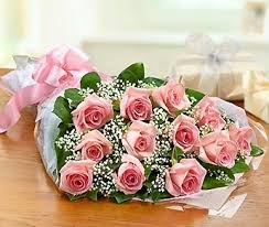A Dozen Pink Roses