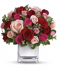 Top Florist's Love Medley Bouquet with Red Roses