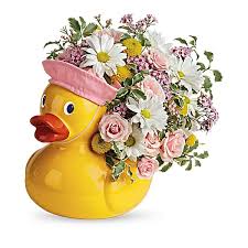 Telelfora's Sweet Little Ducky Bouquet