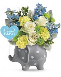 Top Florist's Hello Sweet Baby - Blue