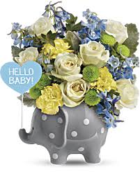 Top Florist's Hello Sweet Baby - Blue