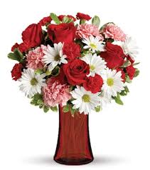 Hugs and Kisses Bouquet with Red Roses