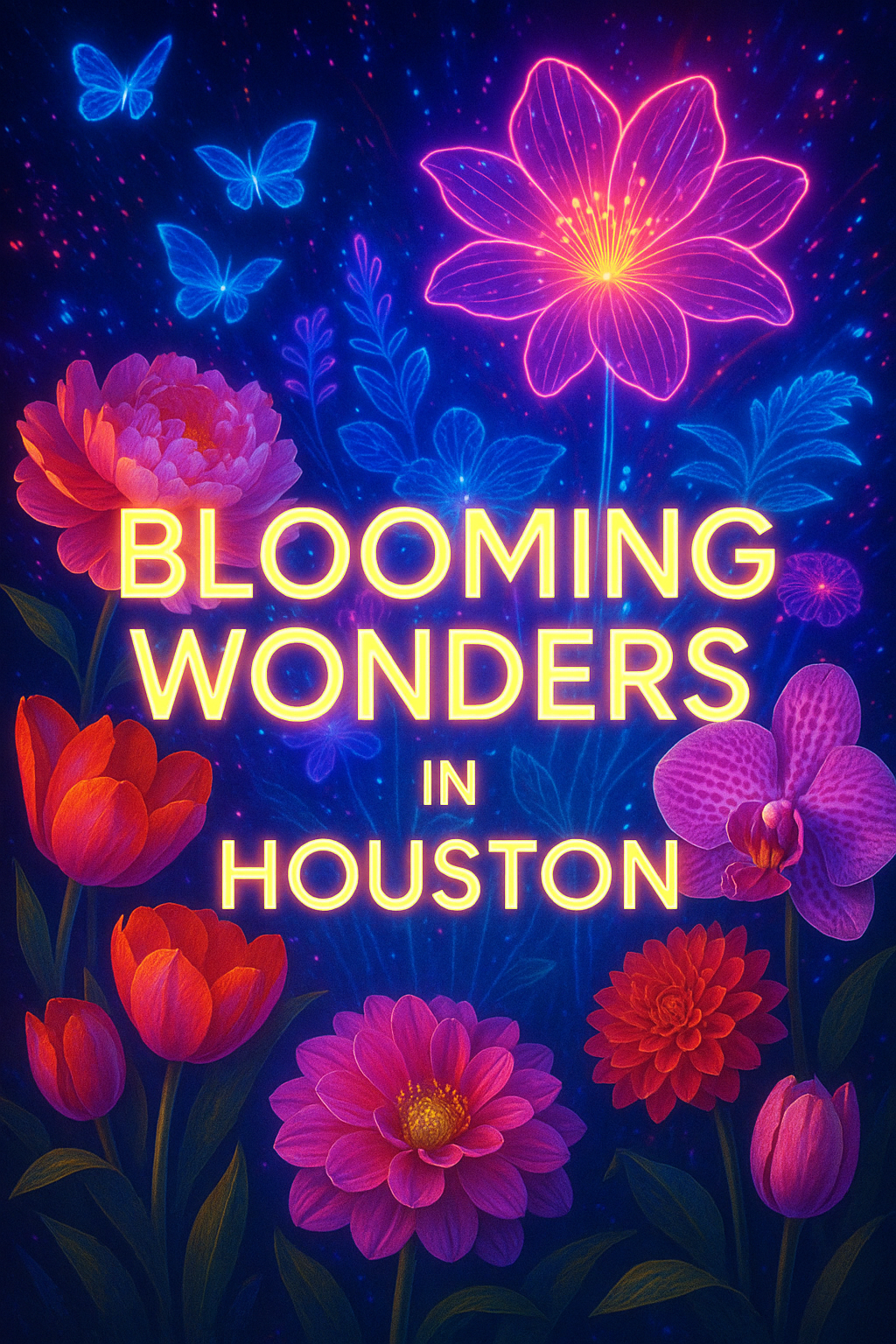 Blooming Wonders in Houston: Where Flowers, Art & Technology Collide