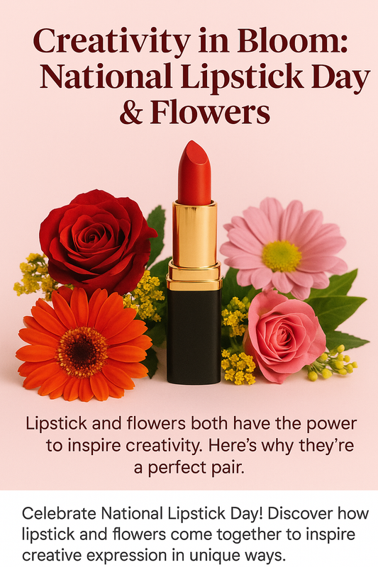 Petals & Pigments: How Flowers and Lipstick Color the Creative World